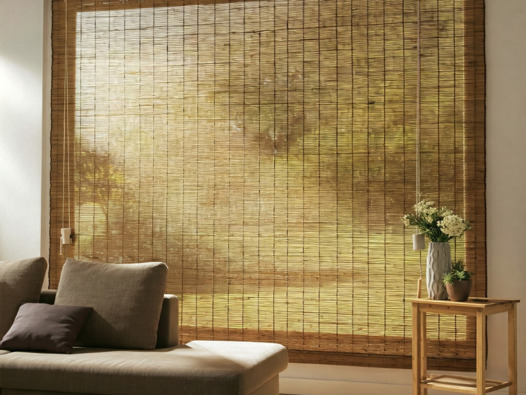 Arizona Shutter Company Motorized Bamboo Shades