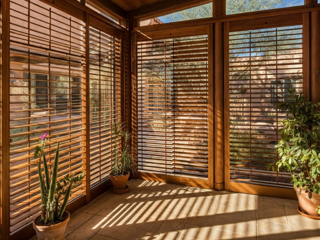 Arizona Shutter Company Shutters for a Sunroom